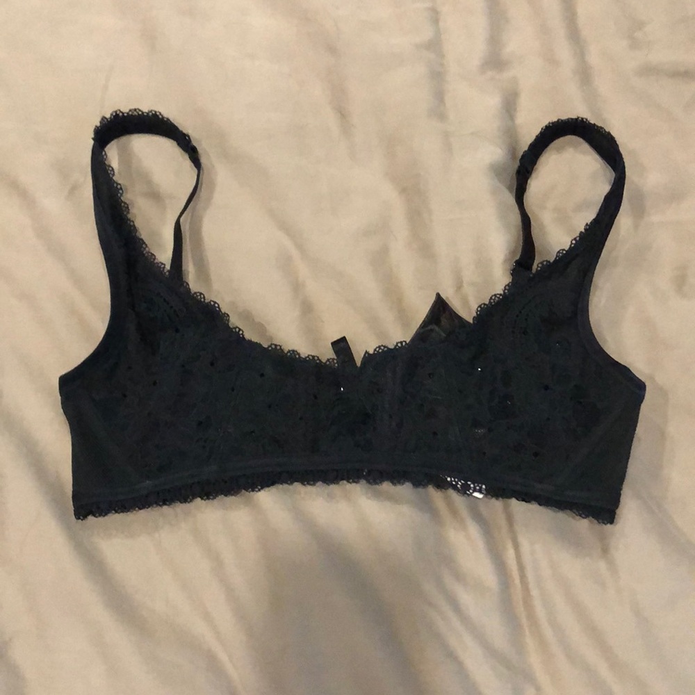 Victoria Secret Black Bustier Small